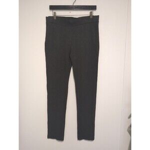NYDJ Legging Ponte Knit Charcoal Gray 10 M Slimming Front Panel
